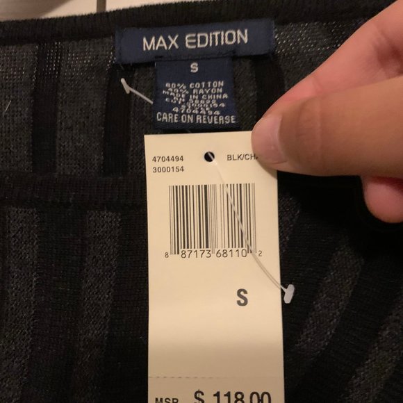 Brand New With Tags! MAX Edition Sweater - Picture 2 of 2